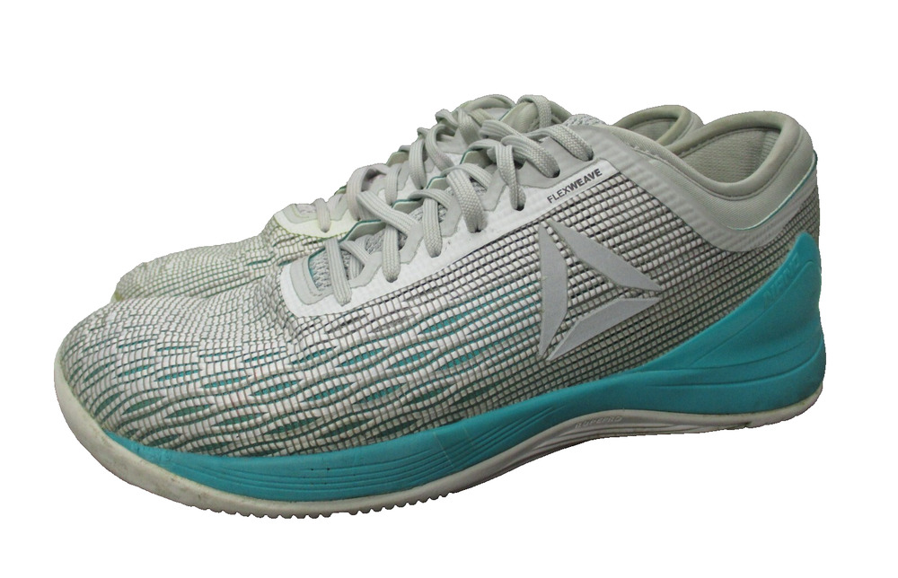 Reebok Nano 8 Flexweave Womens Sz 8 Athletic Cross Fit Shoes Blue Gray